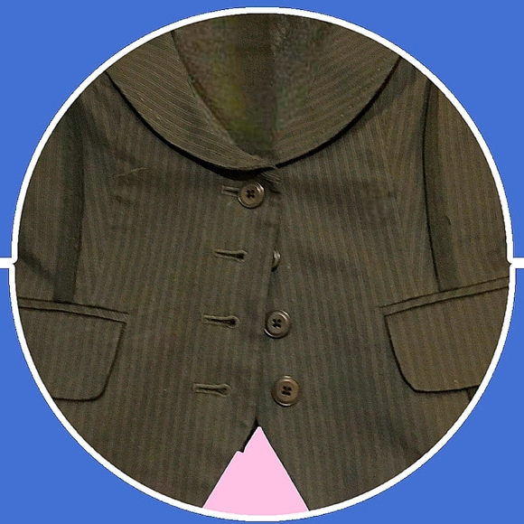 Halogen Lightweight Cotton Pinstripe Blazer Size XS - Picture 8 of 10
